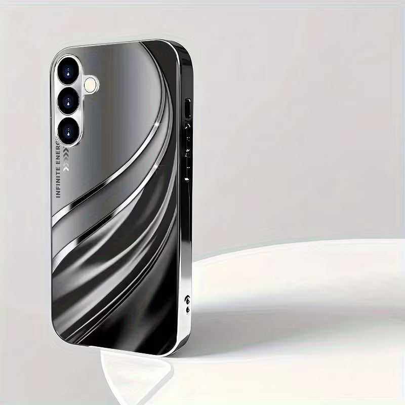 Galaxy S Series - Curve Pattern Electroplated Case