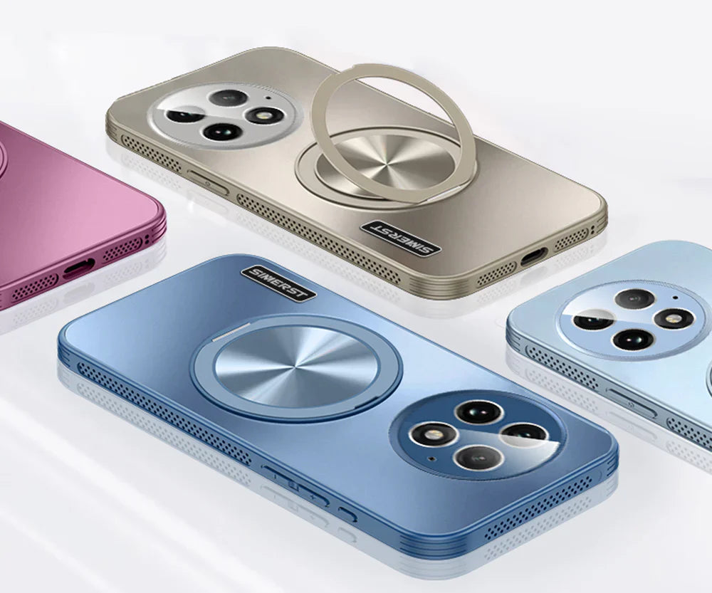 Rotating Magnetic Stand Frosted Case with MagSafe