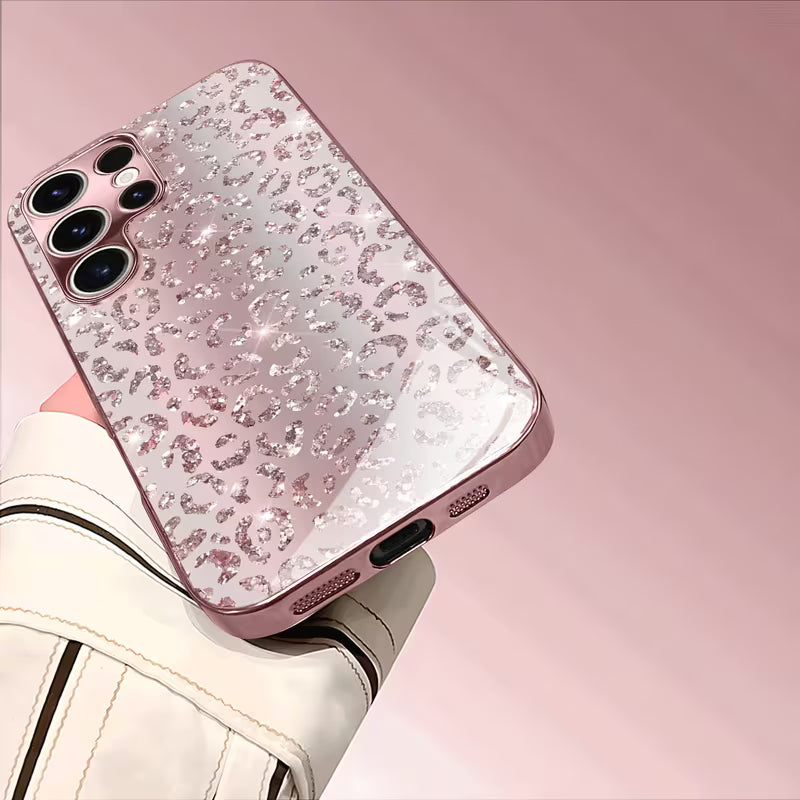Leopard Print Rose Gold Case