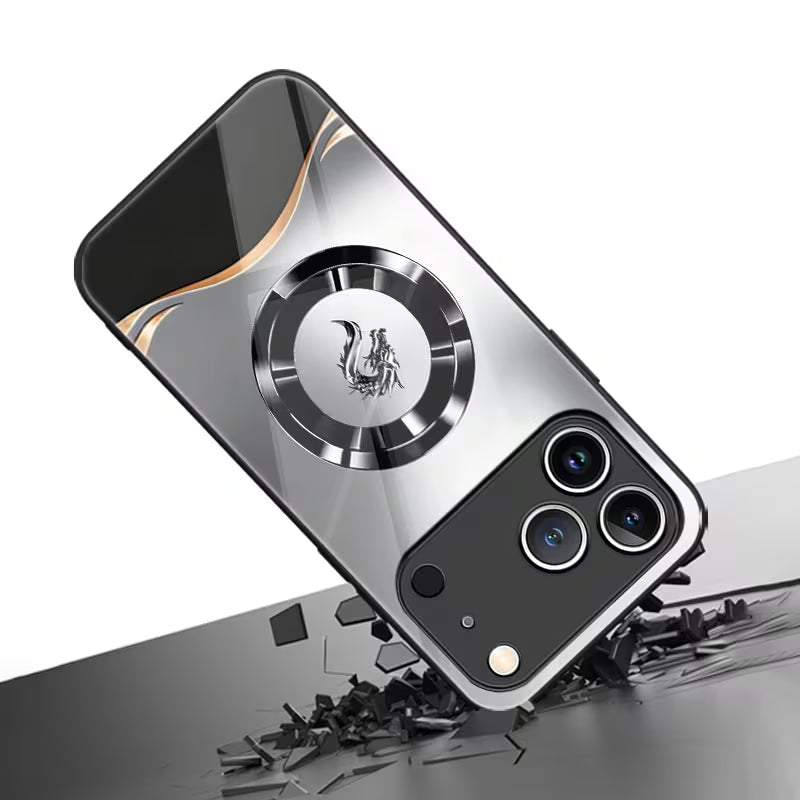 Business Metal Faucet Pattern Glass Case