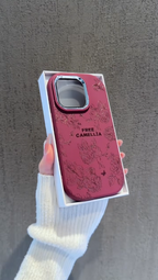 iPhone - Luxury Floral Engraved Case