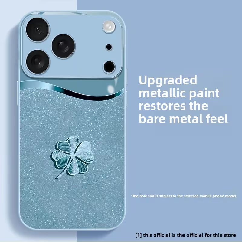 Premium Clover Pattern Glass Case