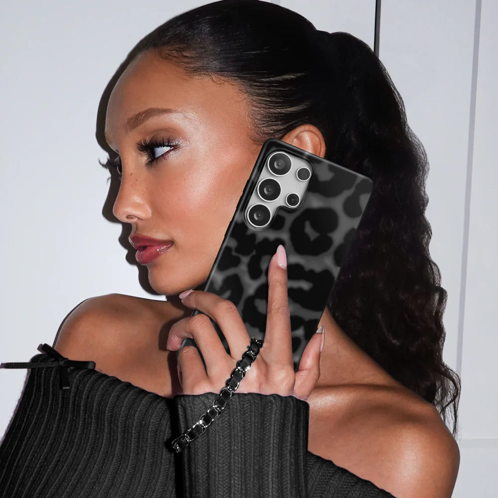 It Girl Black Leopard Case