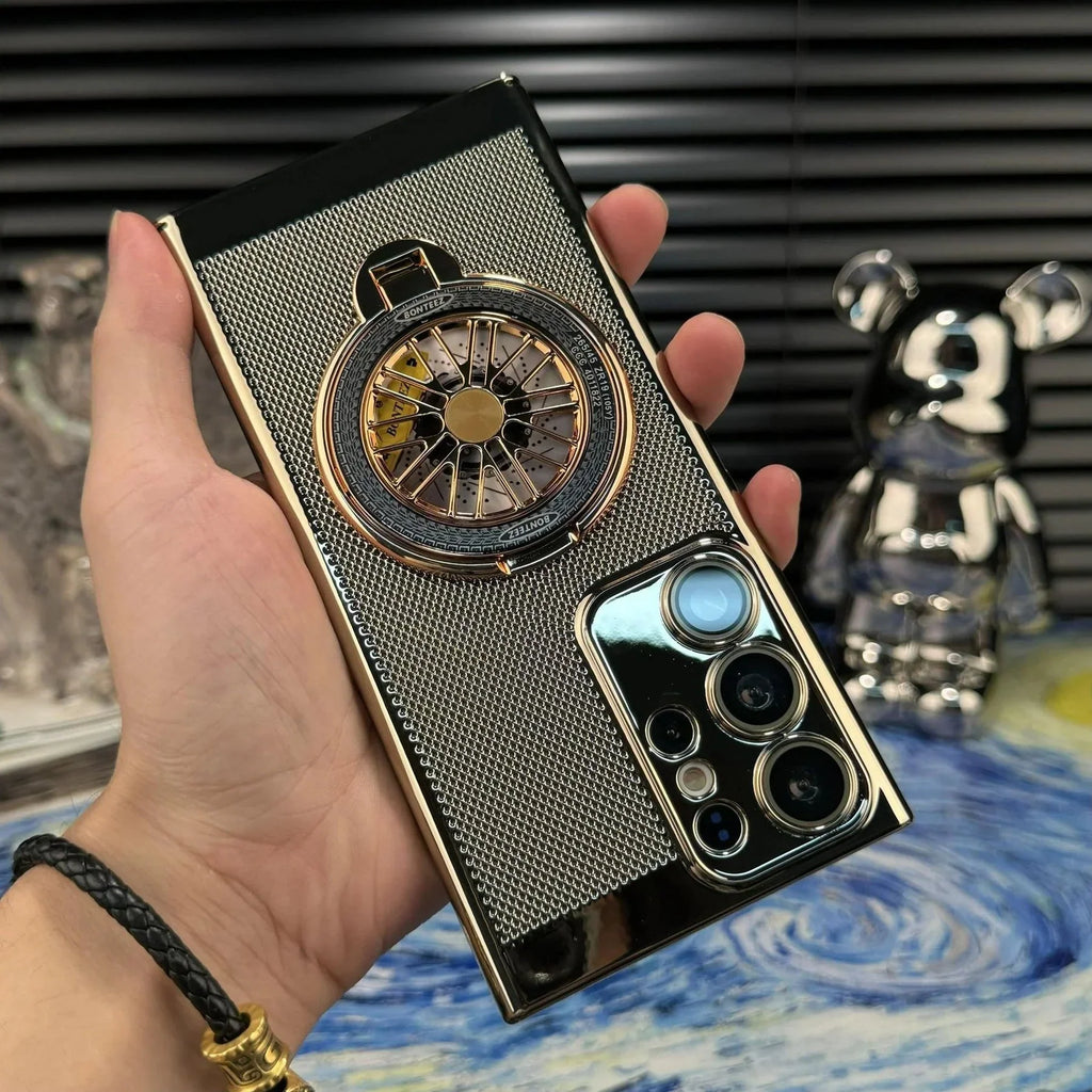 Galaxy S Series - Rotating Wheel Stand Case