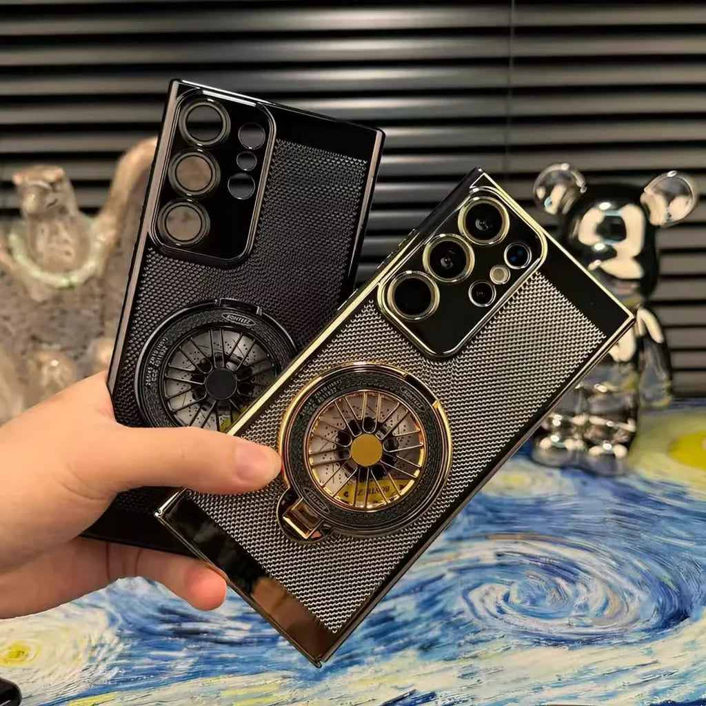 Galaxy S Series - Rotating Wheel Stand Case