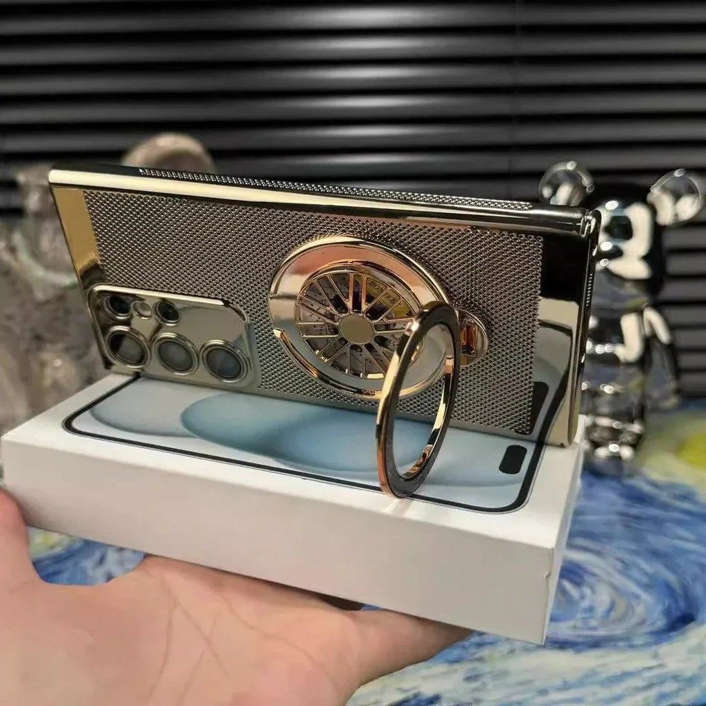 Galaxy S Series - Rotating Wheel Stand Case