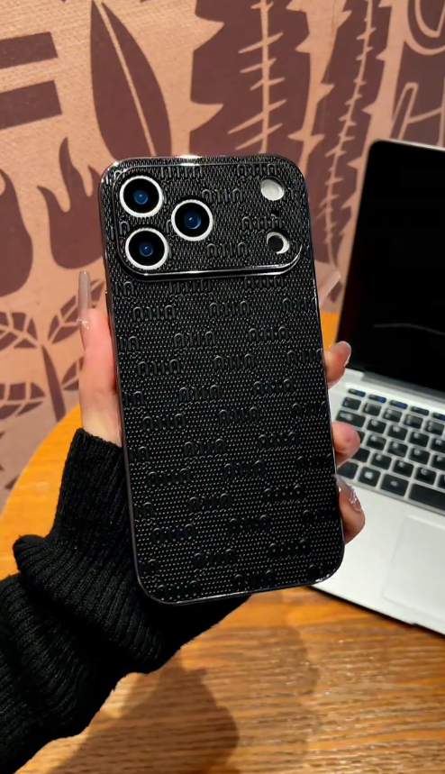 iPhone - Premium Textured Black Case