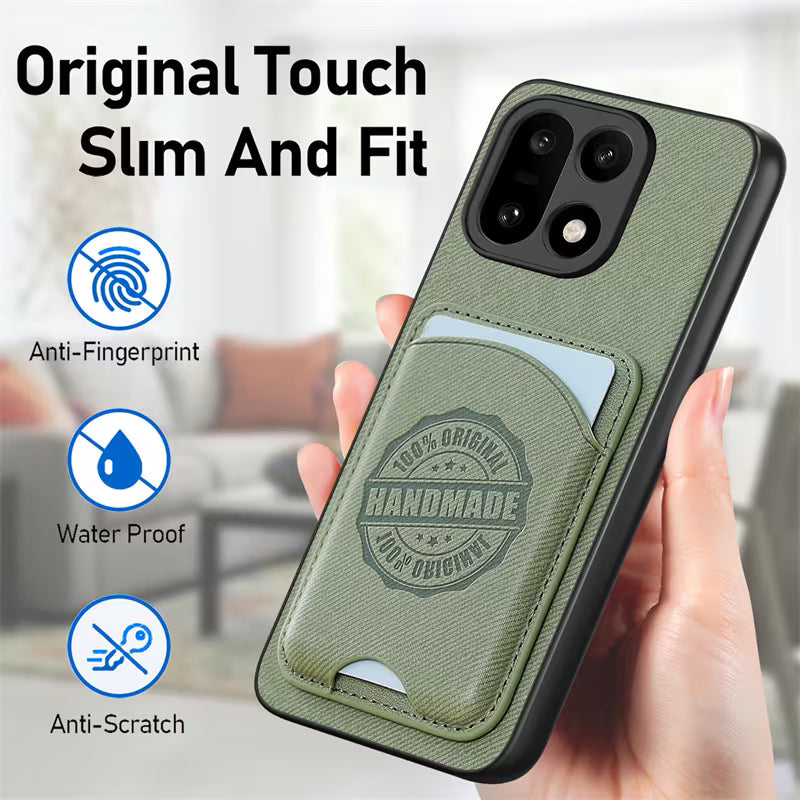 OnePlus Series - Diagonal Texture Magnetic Snap-On Case