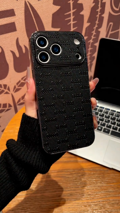 iPhone - Premium Textured Black Case