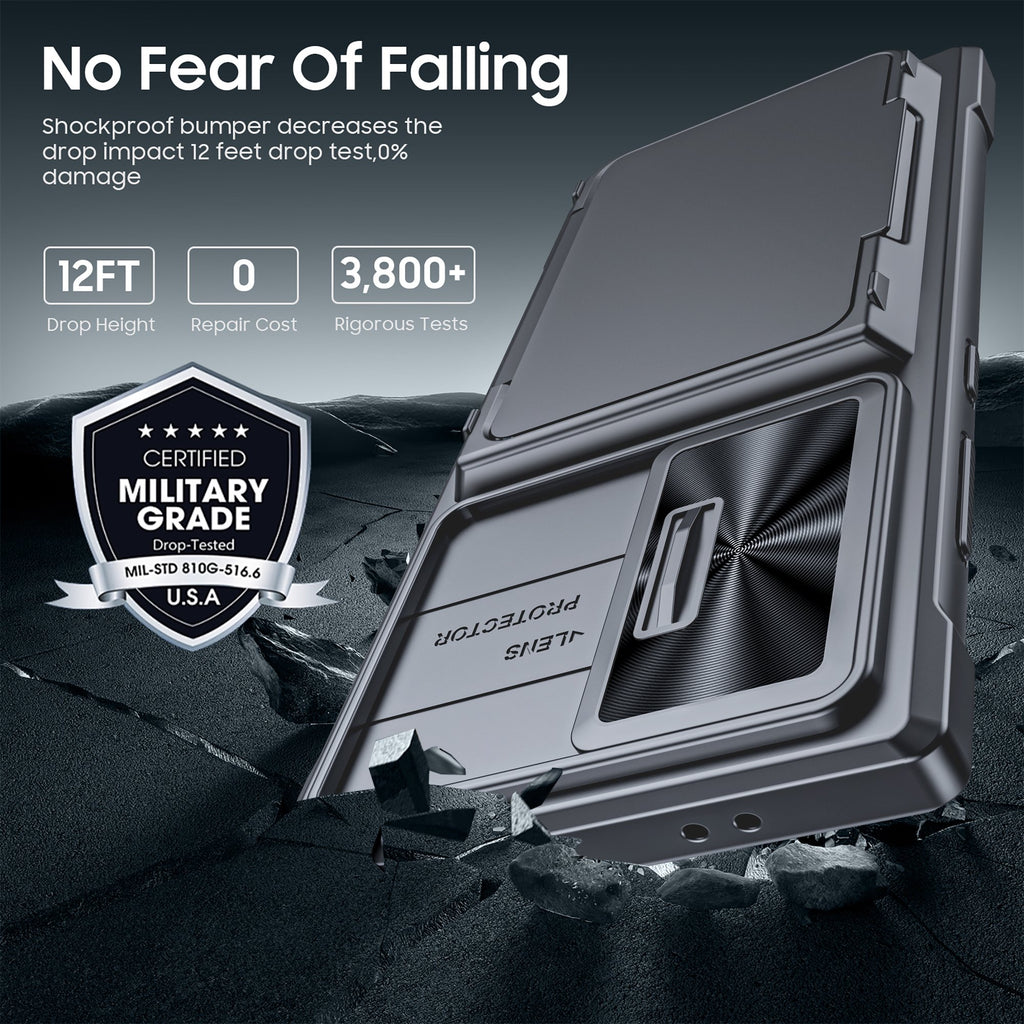 Galaxy S Series - Shockproof Silicone Case With Card Holder