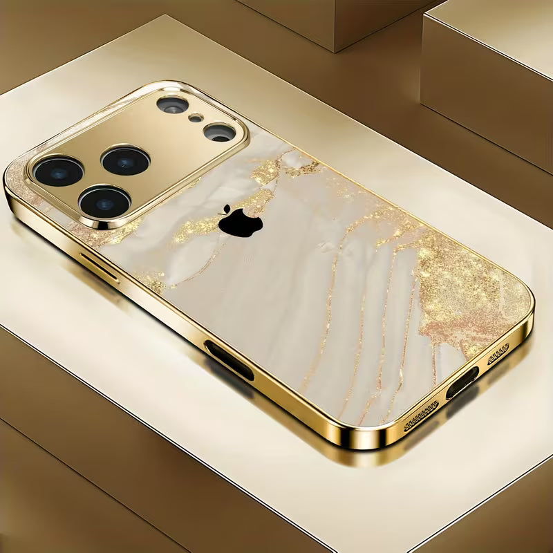 Gold Plated Glass Case