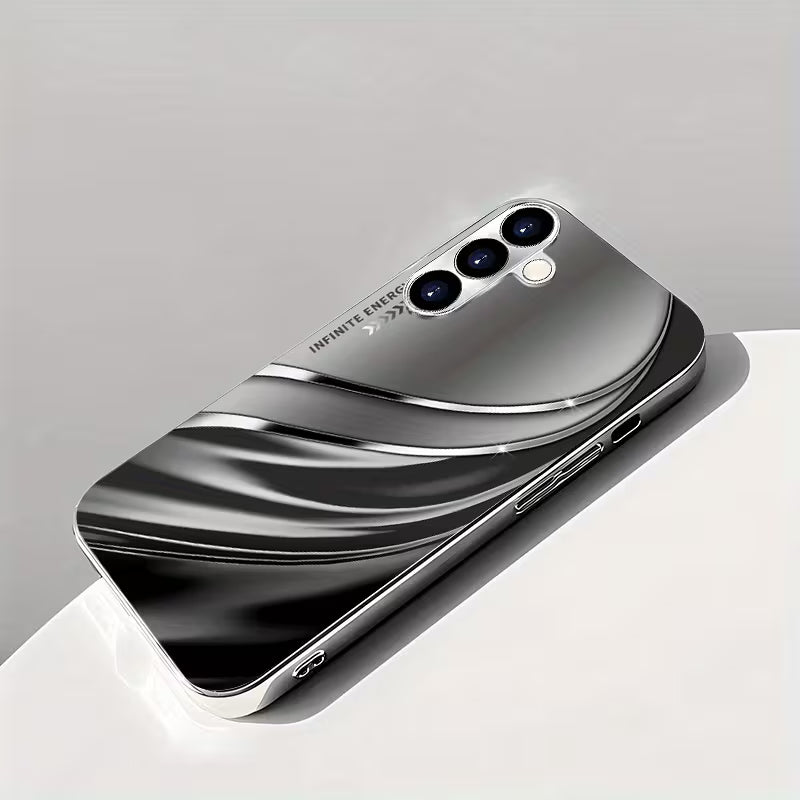 Galaxy S Series - Curve Pattern Electroplated Case