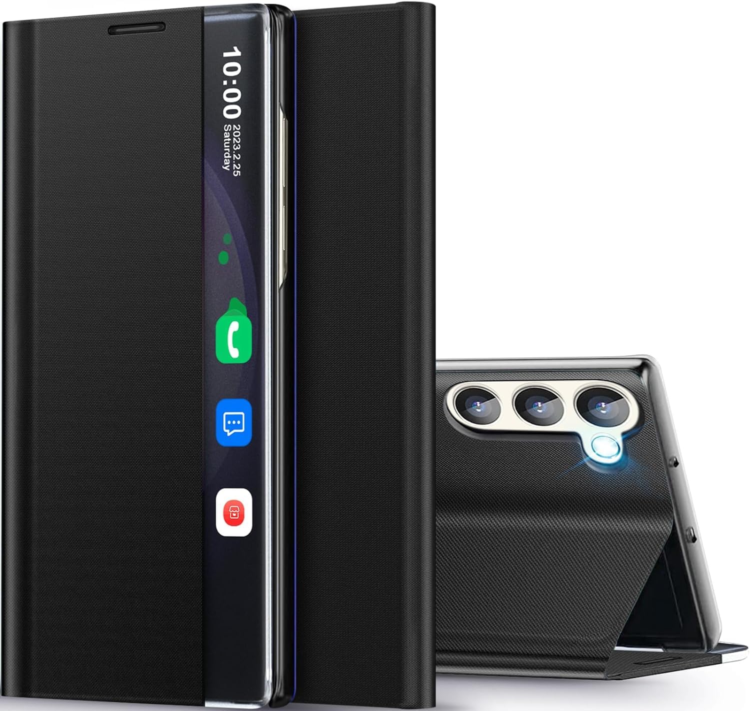 Galaxy Series - Half View Flip Case