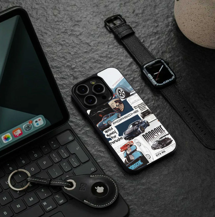 Porsche Aesthetic Pop Culture Case