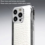 Crocodile Pattern Electroplated Case
