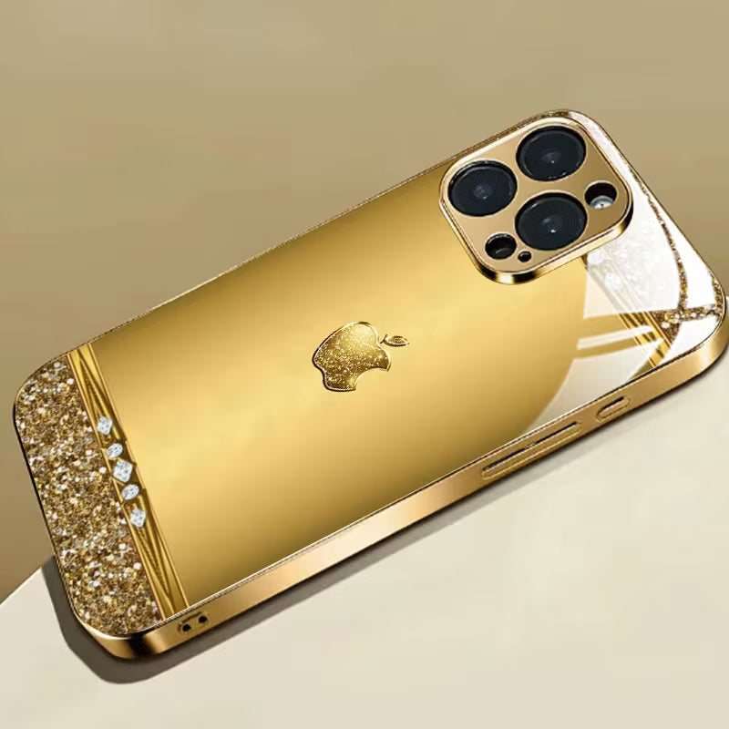 Gold Plated Case With Border Design