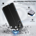 Galaxy S25 Series - PU Clear View Window Slim Mirror Case