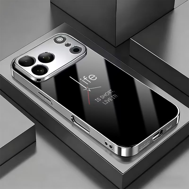 Clock Quote Patterned Case