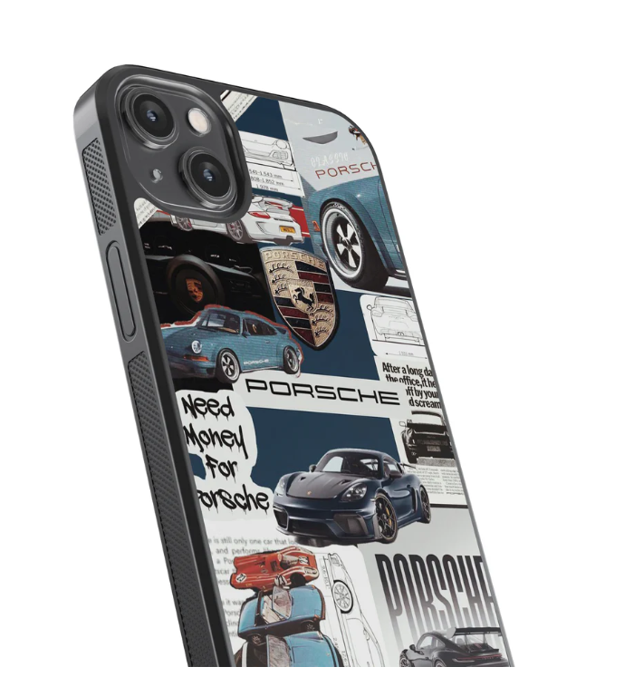 Porsche Aesthetic Pop Culture Case