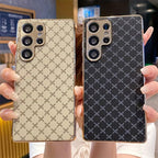 Premium Checkered Pattern Case