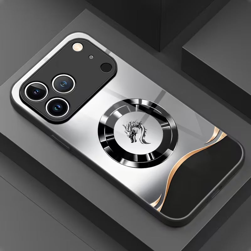 Business Metal Faucet Pattern Glass Case