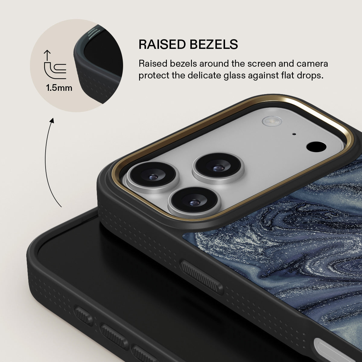 Navy Trench Blue Case