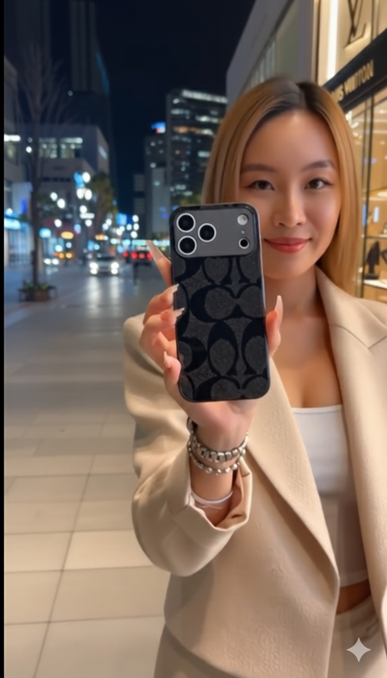 Black Coach Signature Case