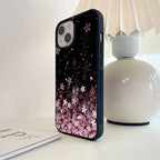 Mix White Flower Glass Case