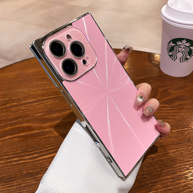 Pink Aurora Electroplated Protective Case