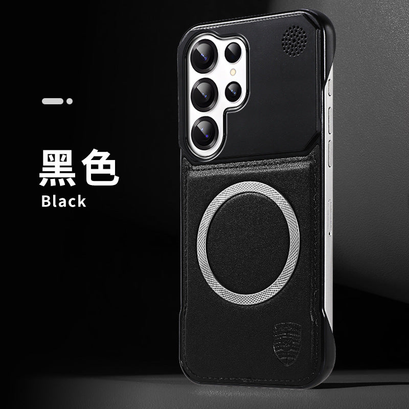 Galaxy S Series -Aromatherapy Frameless Leather Texture Case