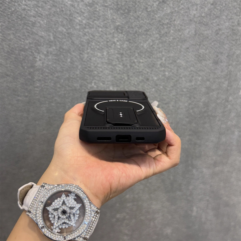 iPhone - Magnetic Bracket Anti-Fall Protective Case