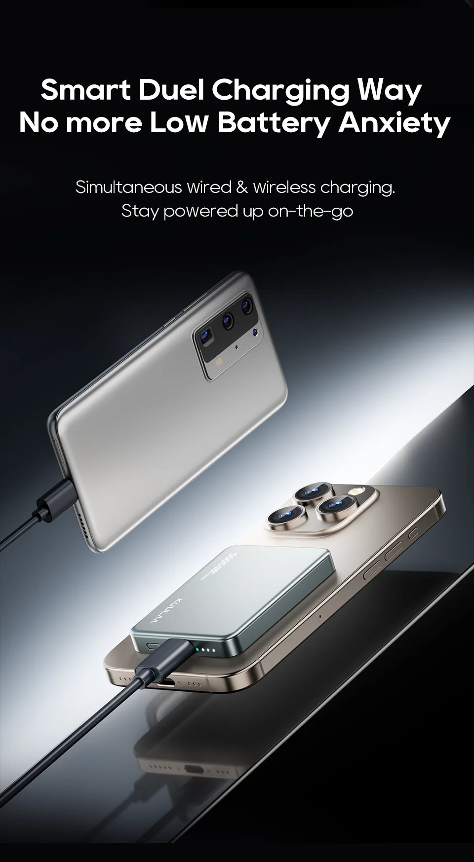 MagOn Wireless Fast Charging Power Bank 5000mAh 20W