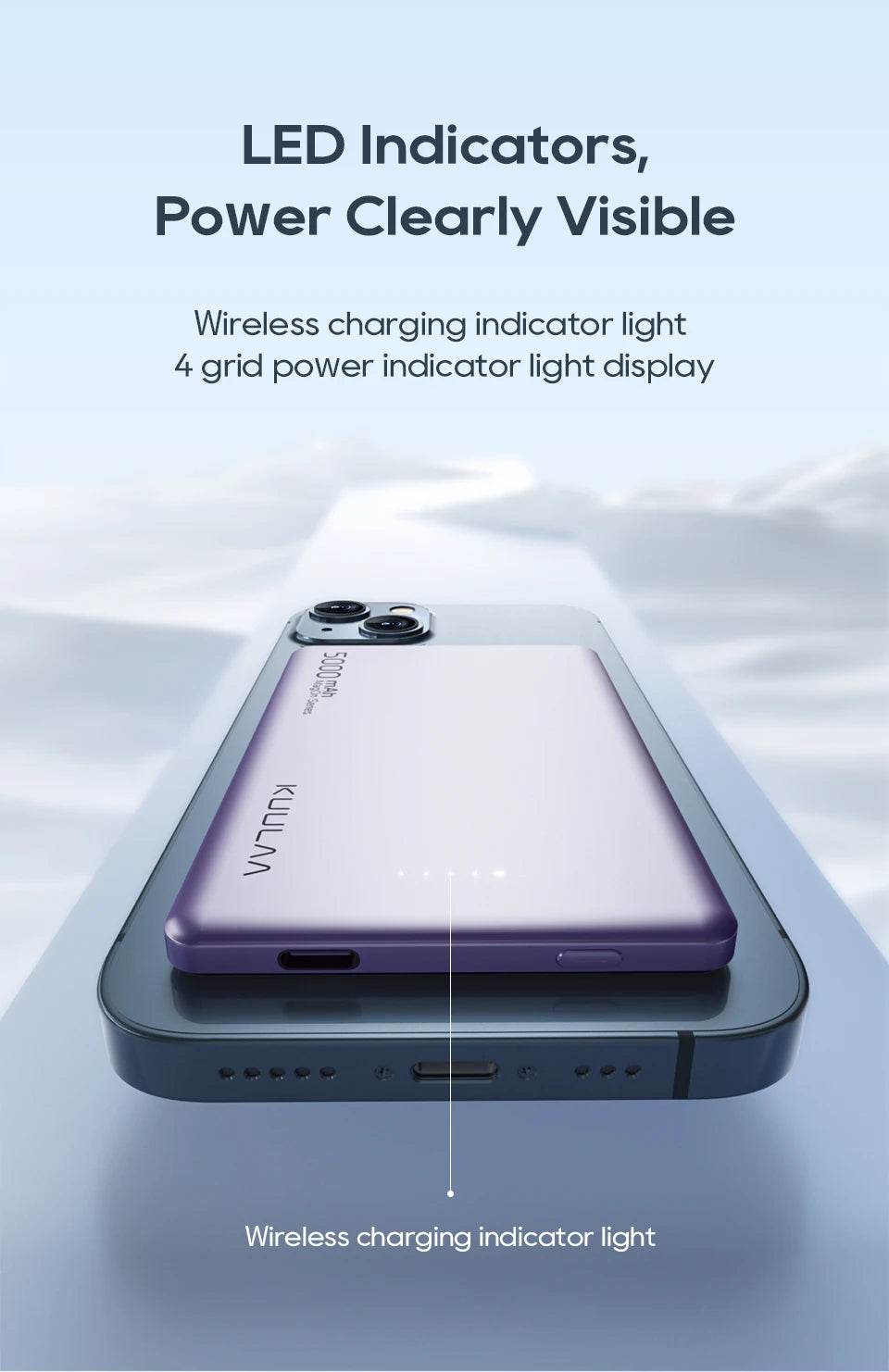 MagOn Wireless Fast Charging Power Bank 5000mAh 20W
