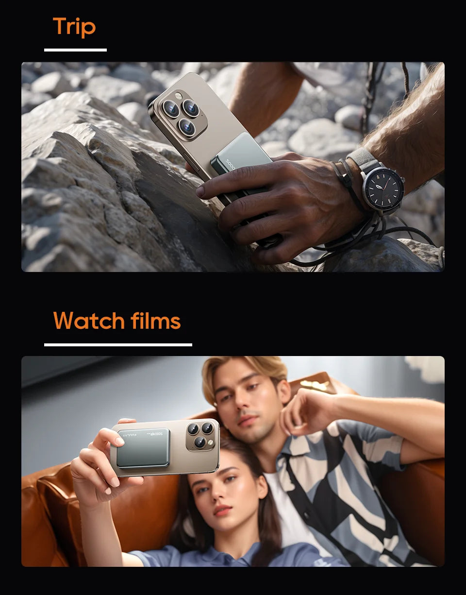 MagOn Wireless Fast Charging Power Bank 5000mAh 20W