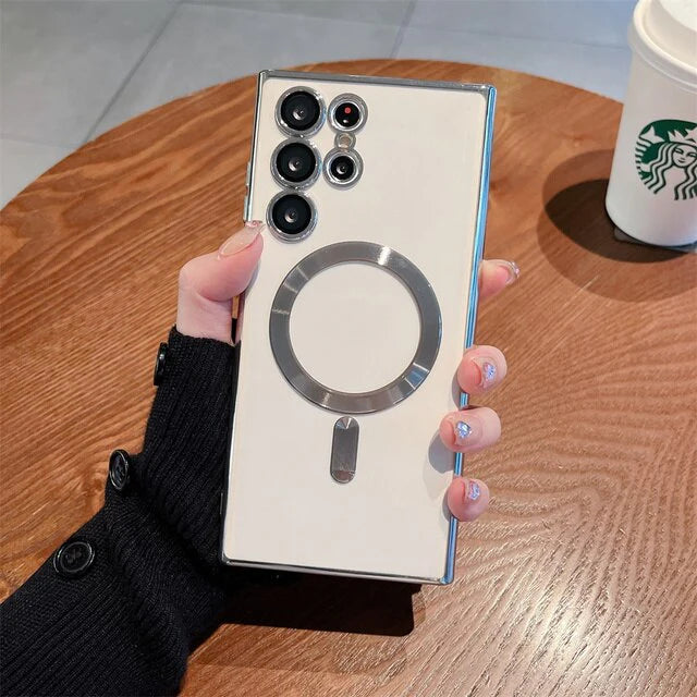 Galaxy S Series - Electroplating Magsafe Case with Camera Protection