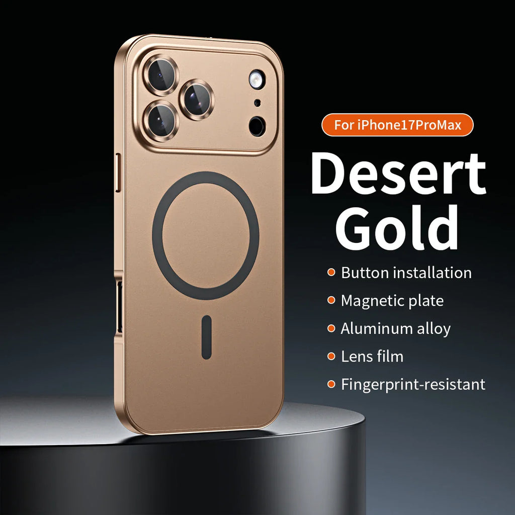 iPhone Series - Aluminium Matte Magnetic Case