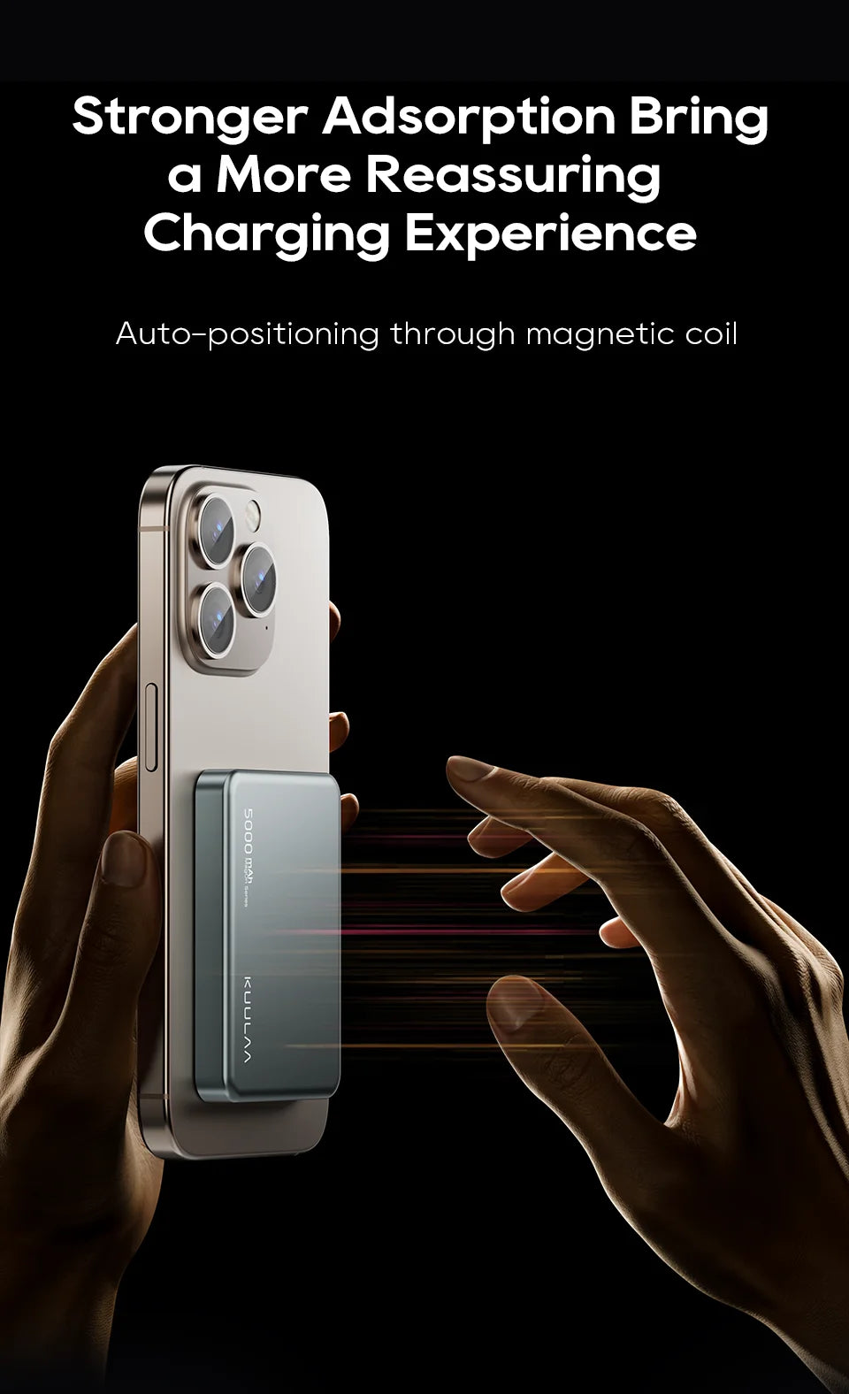 MagOn Wireless Fast Charging Power Bank 5000mAh 20W