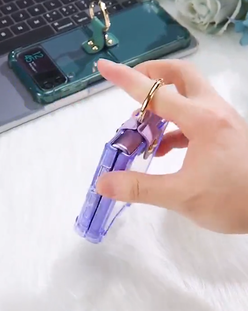 Protective Clear Case with Ring Holder for Samsung Galaxy Z Flip Series