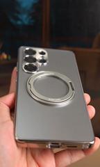 3-in-1 Power House Hidden Stand Smooth Case with Wireless Charging