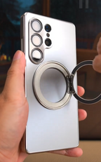 3-in-1 Power House Hidden Stand Smooth Case with Wireless Charging