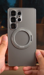 3-in-1 Power House Hidden Stand Smooth Case with Wireless Charging