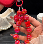 Luxury Velvet Texture Case with 3D Bow & Charm