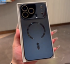 Metallic Glossy MagSafe Case with Camera Protection