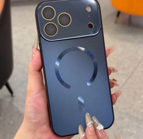 Metallic Glossy MagSafe Case with Camera Protection