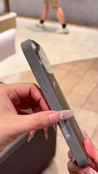 Shiny Chrome Magnetic Case