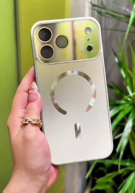 Shiny Chrome Magnetic Case