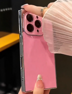Pink Aurora Electroplated Protective Case