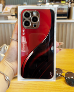iPhone - Aesthetic Red and Black Phone Case