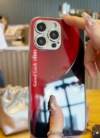 iPhone - Aesthetic Red and Black Phone Case