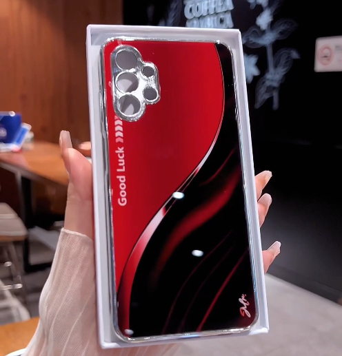 Aesthetic Red and Black Phone Case